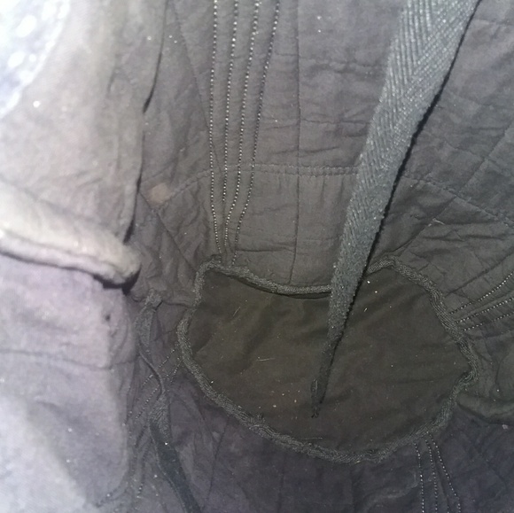 American Eagle Denim Polka Dot Tote - Picture 7 of 7